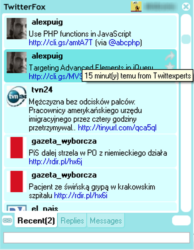 TwitterFox TwitterFox