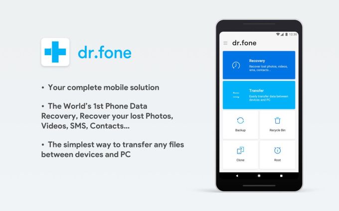 Dr.Fone - Recover deleted data
