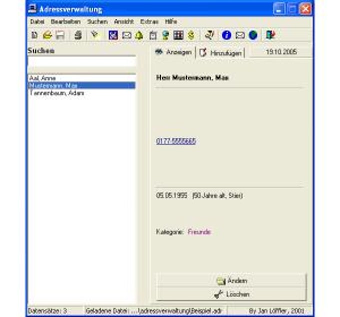 JLSoft Adressverwaltung JLSoft Adressverwaltung
