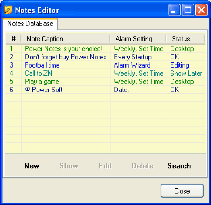 Power Notes Power Notes