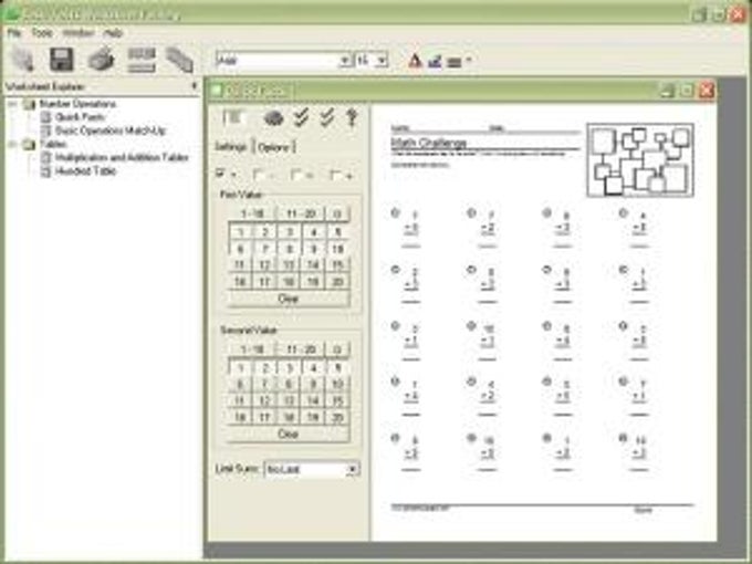 Basic Facts Worksheet Factory Basic Facts Worksheet Factory