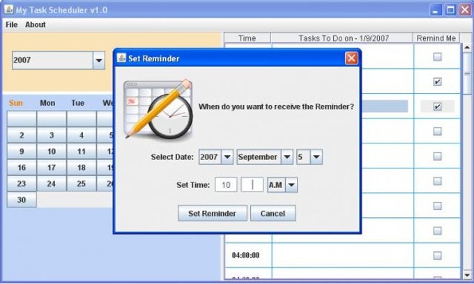 My Task Scheduler My Task Scheduler