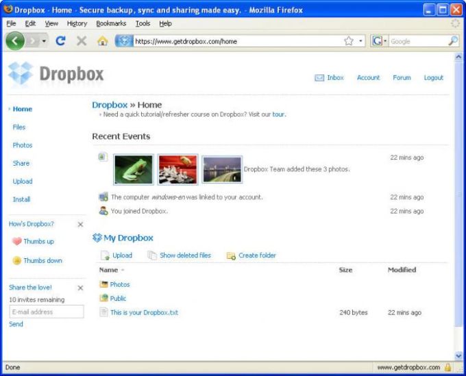 download dropbox desktop app windows 7