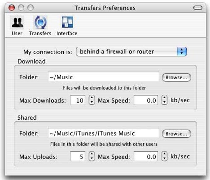 How to share music in SoulseekQt for Mac