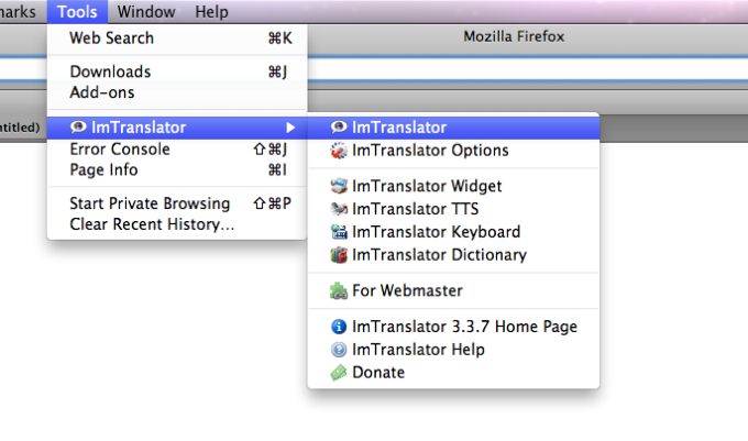 ImTranslator 16.50 for mac download free