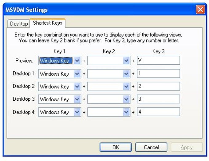 Virtual Desktop Manager Powertoy Virtual Desktop Manager Powertoy
