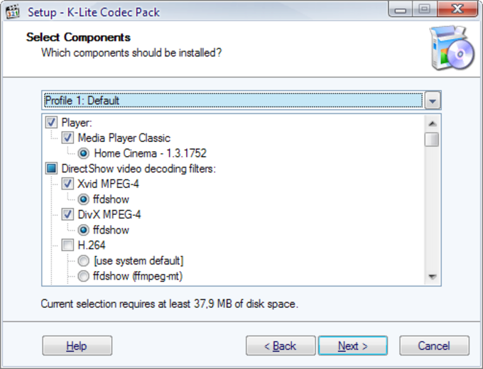 K-Lite Codec Pack 17.6.7 downloading