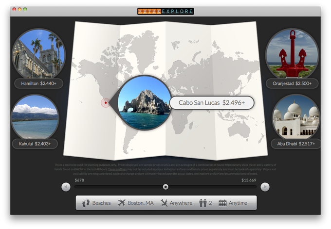 KAYAK Explore