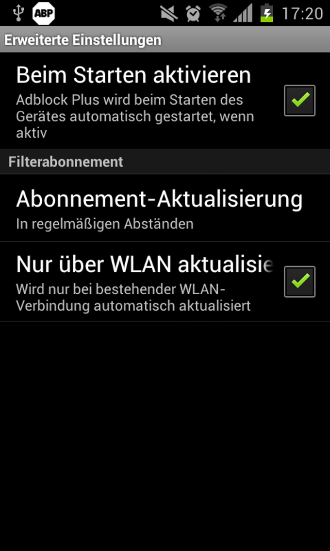 Adblock Plus für Android