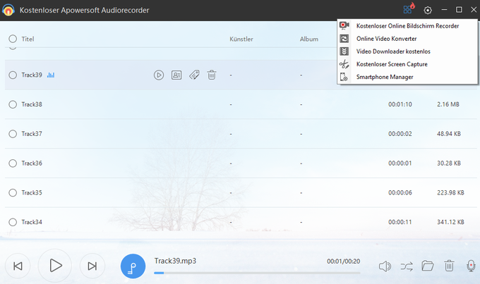 Apowersoft Free Audio Recorder