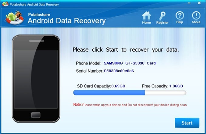 Potatoshare Android Data Recovery Potatoshare Android Data Recovery
