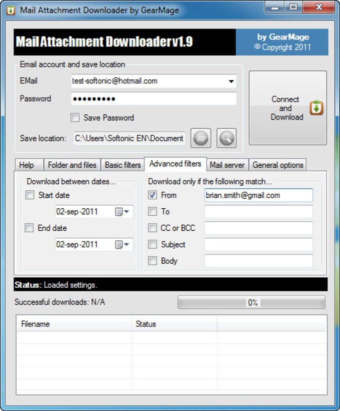 attachment downloader android