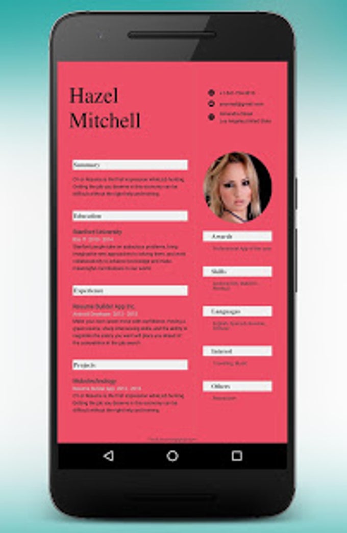 CV Maker Resume Builder PDF Template Format Editor CV Maker Resume Builder PDF Template Format Editor
