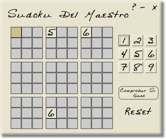 El sudoku maestro - Descargar