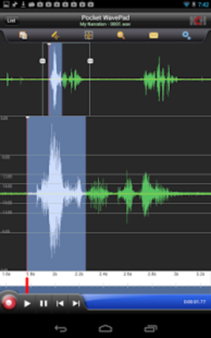 audio wavepad sound editor