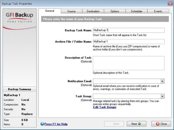 GFI Backup GFI Backup