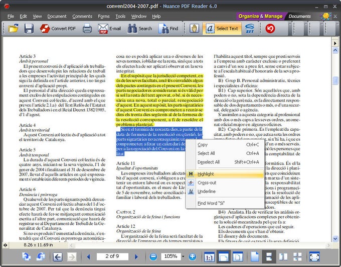 Nuance PDF Reader Nuance PDF Reader
