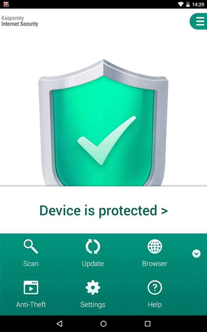 Kaspersky Mobile Antivirus: AppLock Web Security