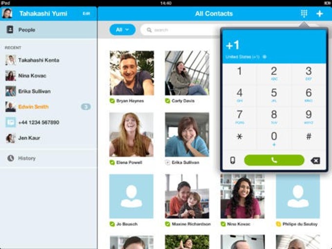 Skype for iPad Skype for iPad
