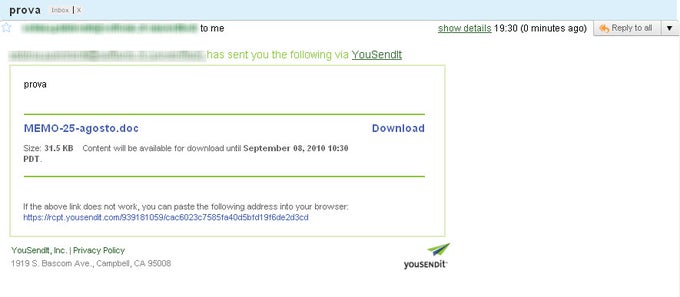 YouSendIt YouSendIt