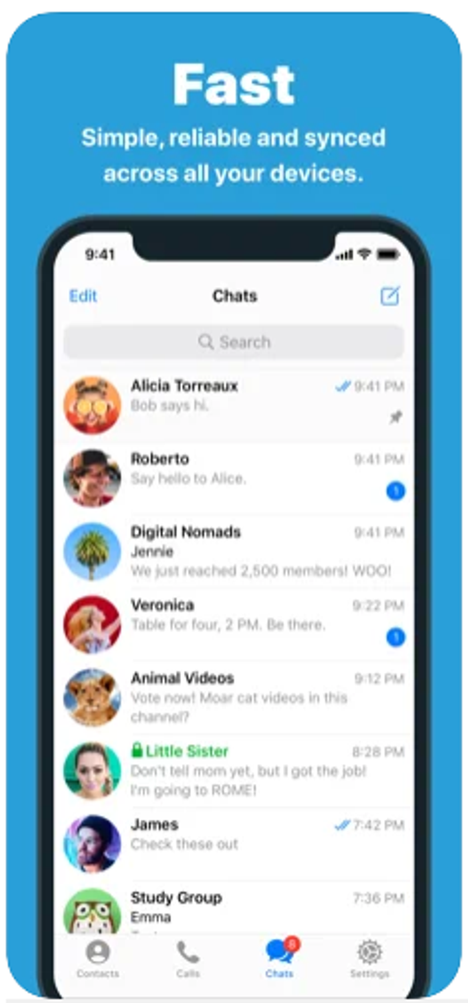 Telegram Messenger для iPhone — Скачать