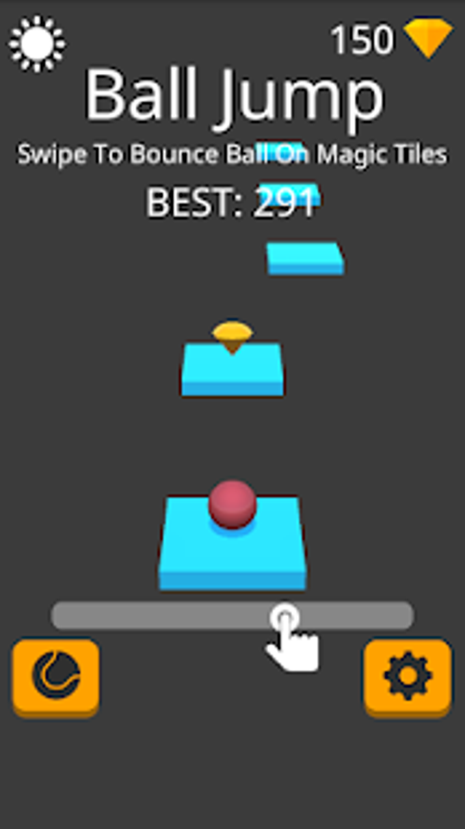 Jump ball bounce on tower hot sale tile online