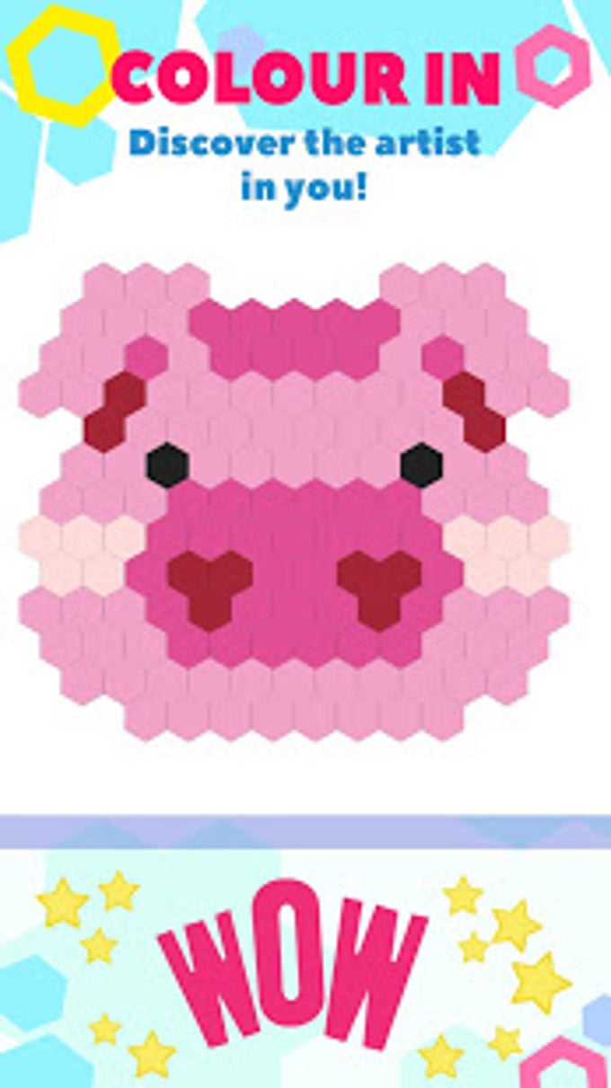 HexaParty - Pixel art coloring book for kids