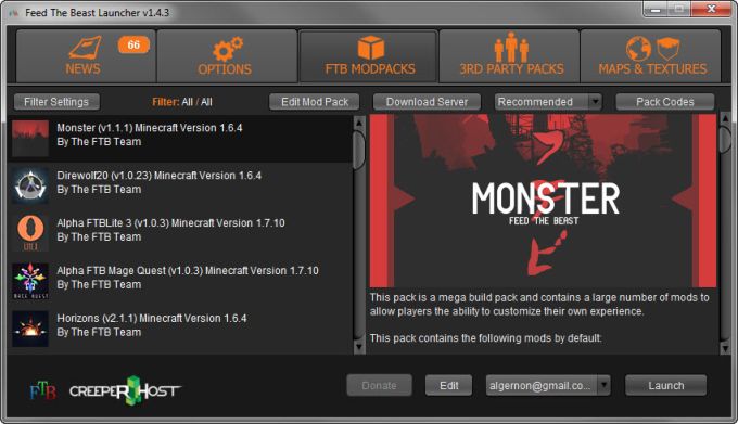 minecraft feed the beast launcher download