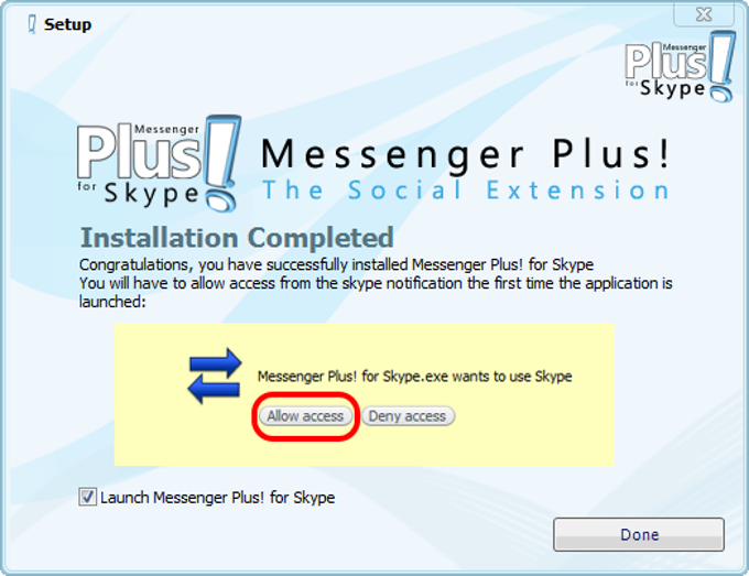 Interface principale de Messenger Plus! pour Skype Interface principale de Messenger Plus! pour Skype