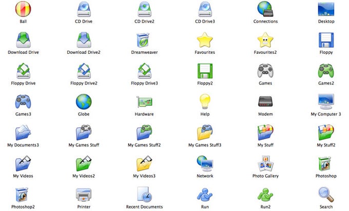 XP iCandy 2 Icons XP iCandy 2 Icons