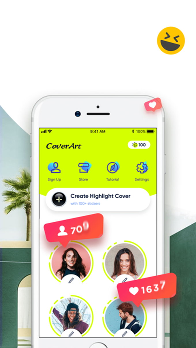 Likes Cover of instagram Story