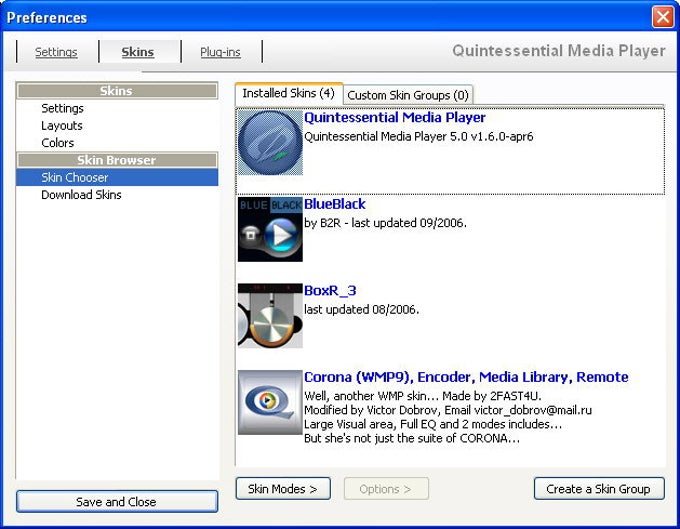 Quintessential Media Player Quintessential Media Player