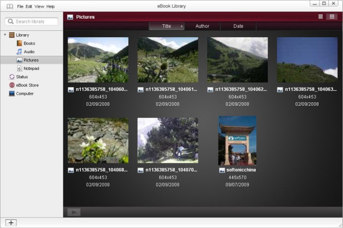 Sony eBook Library Software Sony eBook Library Software