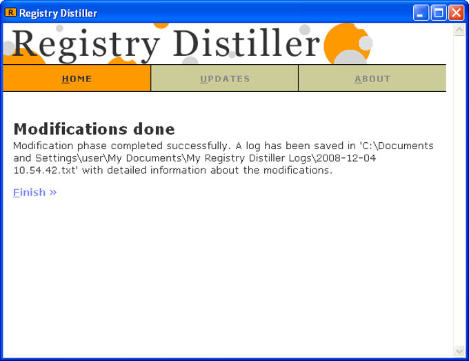 Registry Distiller Registry Distiller