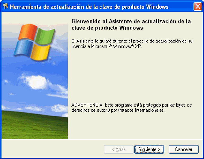 Herramienta de actualización de la clave de Windows Herramienta de actualización de la clave de Windows