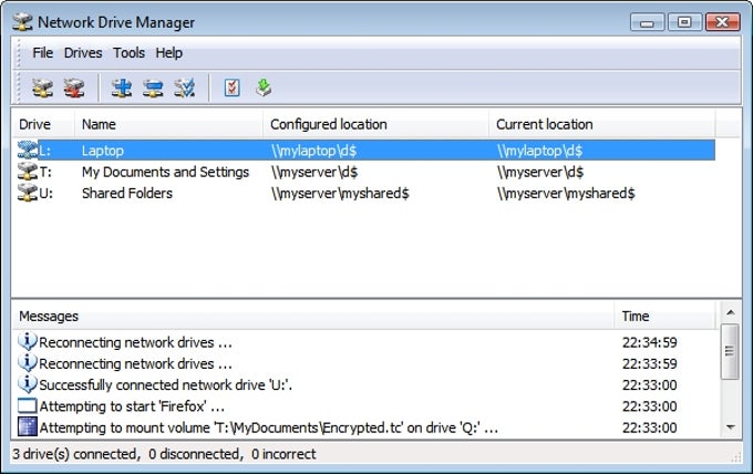 Network Drive Manager Network Drive Manager