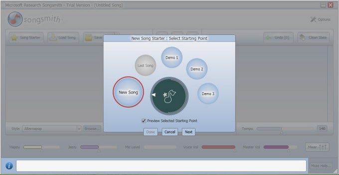 songsmith software