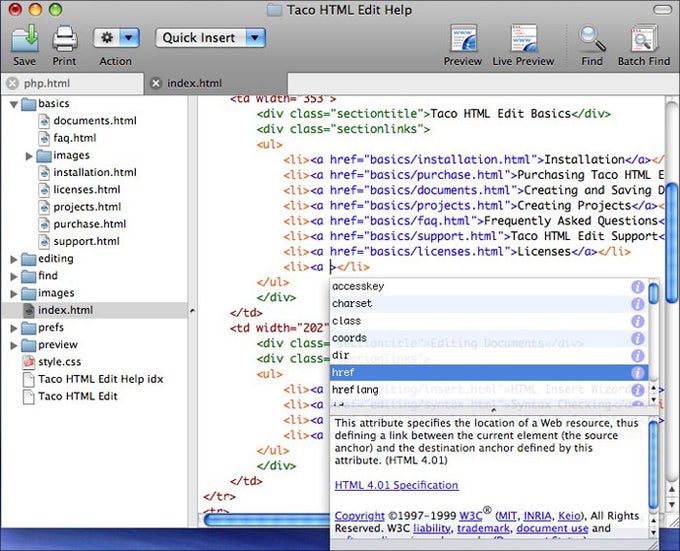 Taco HTML Edit Taco HTML Edit