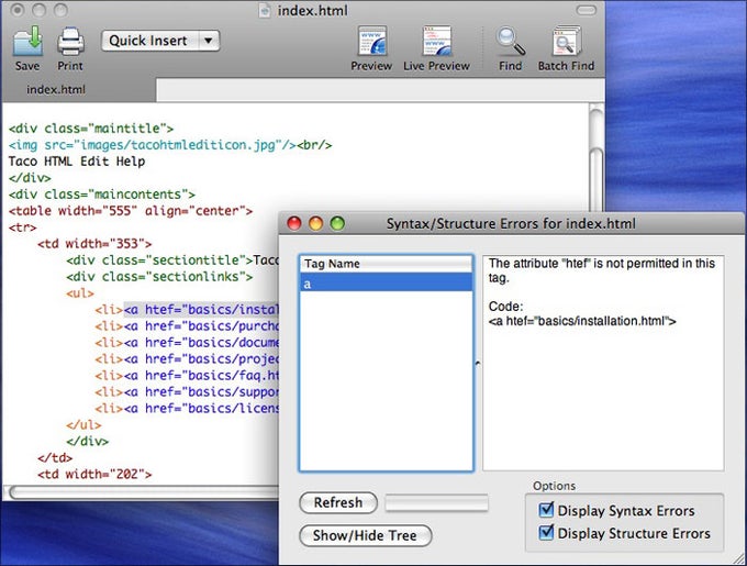 Taco HTML Edit Taco HTML Edit
