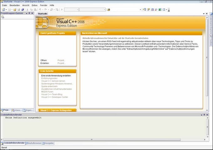 Microsoft Visual C++ 2008 Microsoft Visual C++ 2008