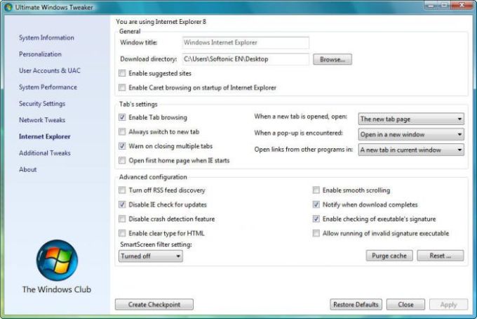 Ultimate Windows Tweaker 5.1 instal the new for windows