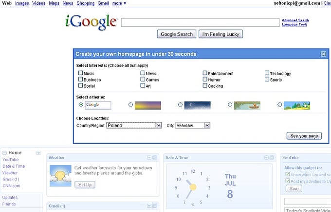 iGoogle iGoogle