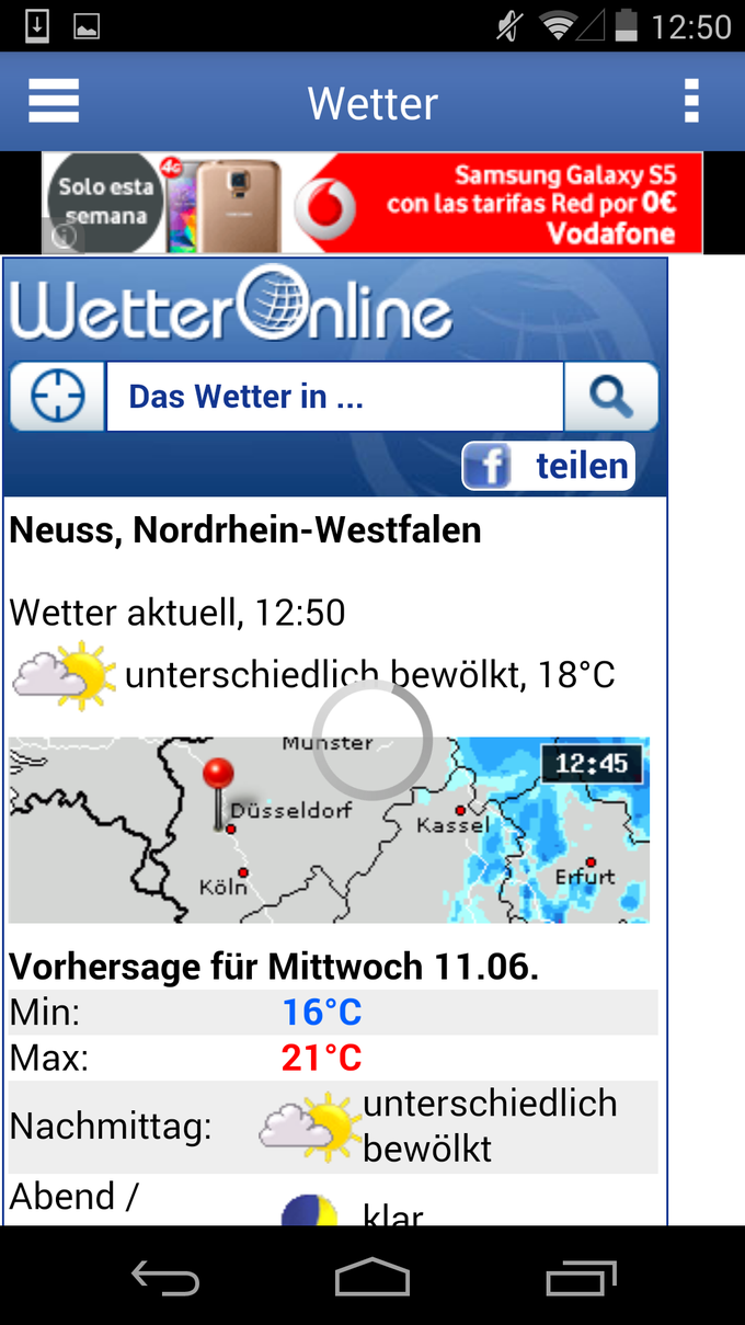 RegenRadar Wetter Für Android - Download