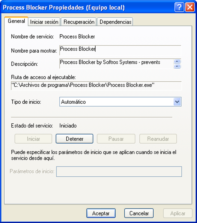 Process Blocker Process Blocker
