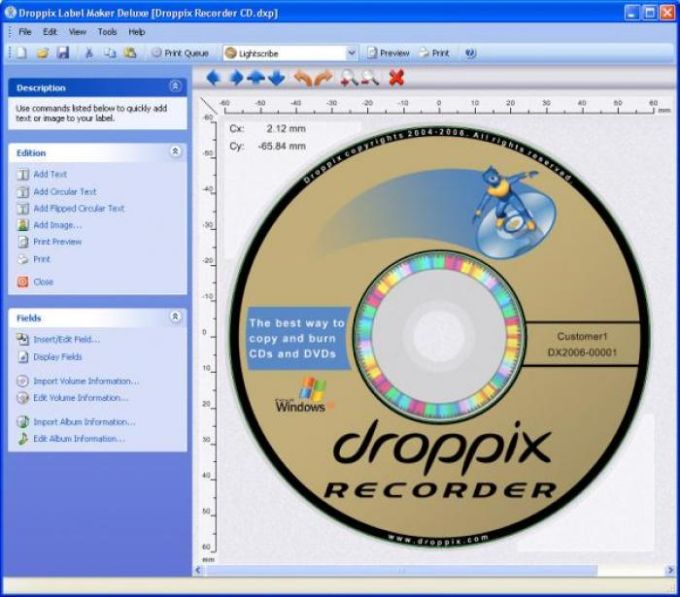 cd dvd label maker for windows review