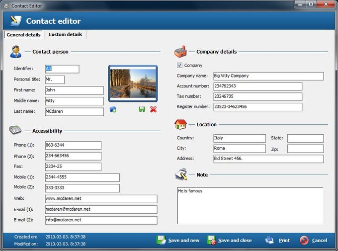 contact management software free download