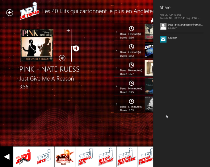 NRJ pour Windows 10 NRJ pour Windows 10