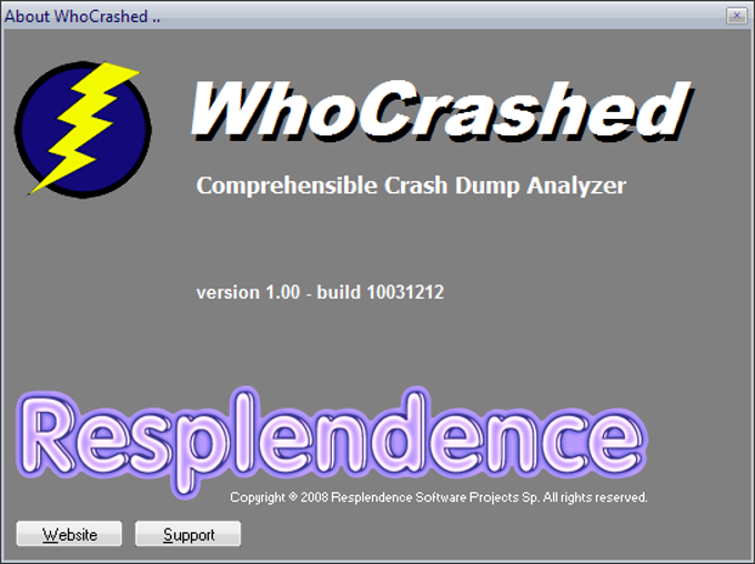 WhoCrashed WhoCrashed