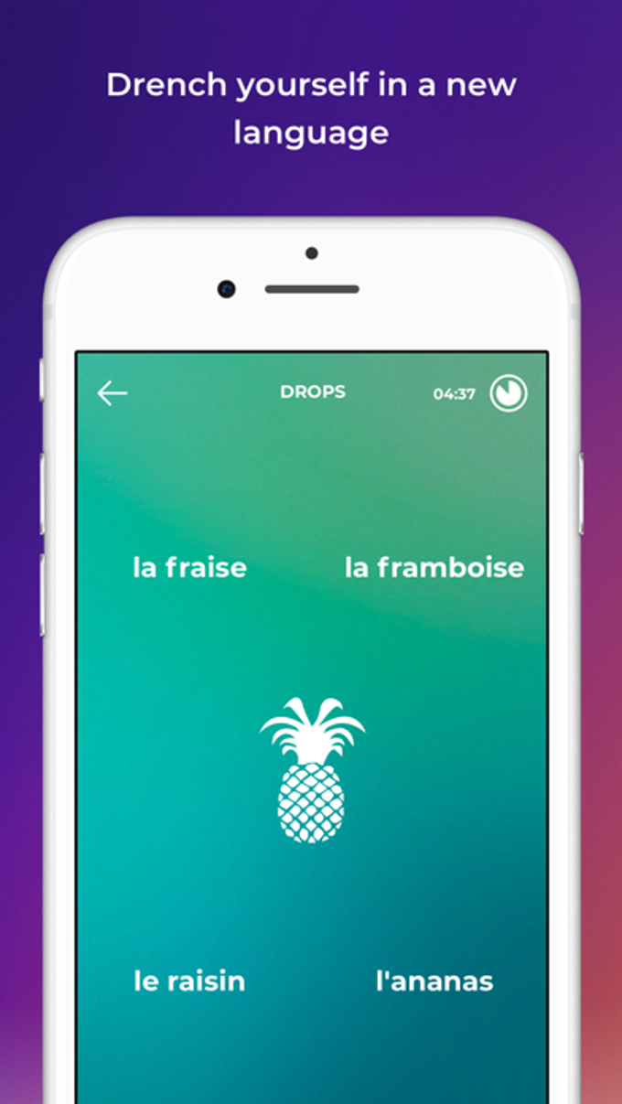 Drops: Language Learning