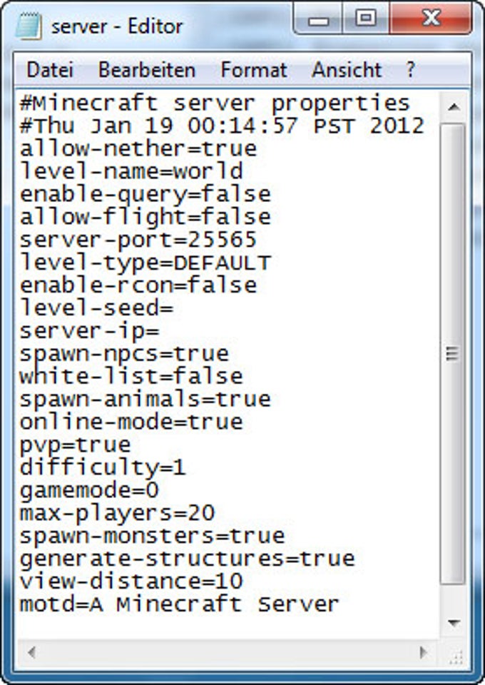 Minecraft Server Minecraft Server